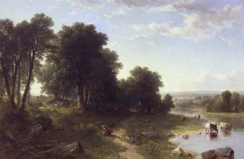 Asher Brown Durand Strawberrying